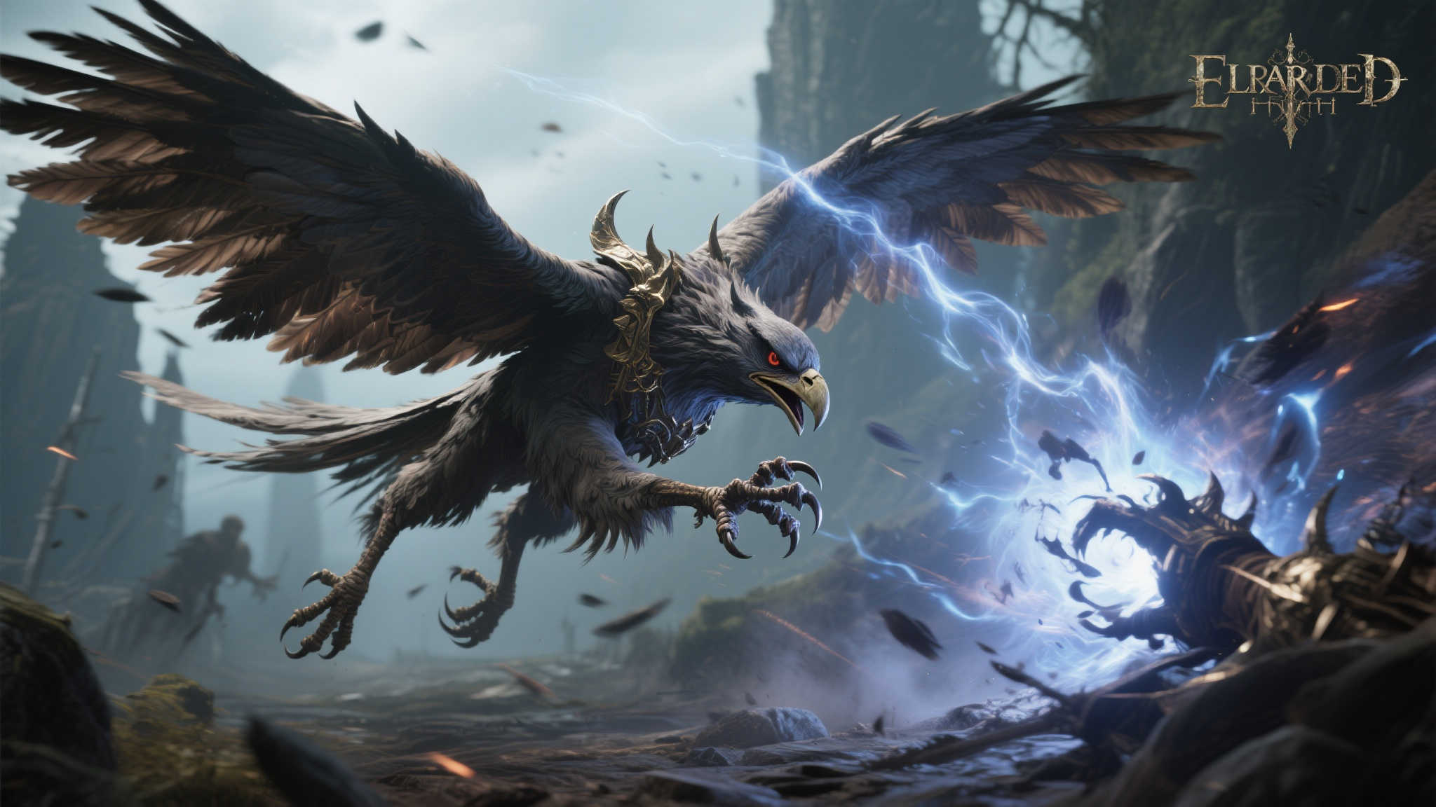 《艾尔登法环 黑夜君临》全新实机揭秘:鸟人守护者震撼登场! 《艾尔登法环 黑夜君临》全新实机揭秘:鸟人守护者震撼登场!